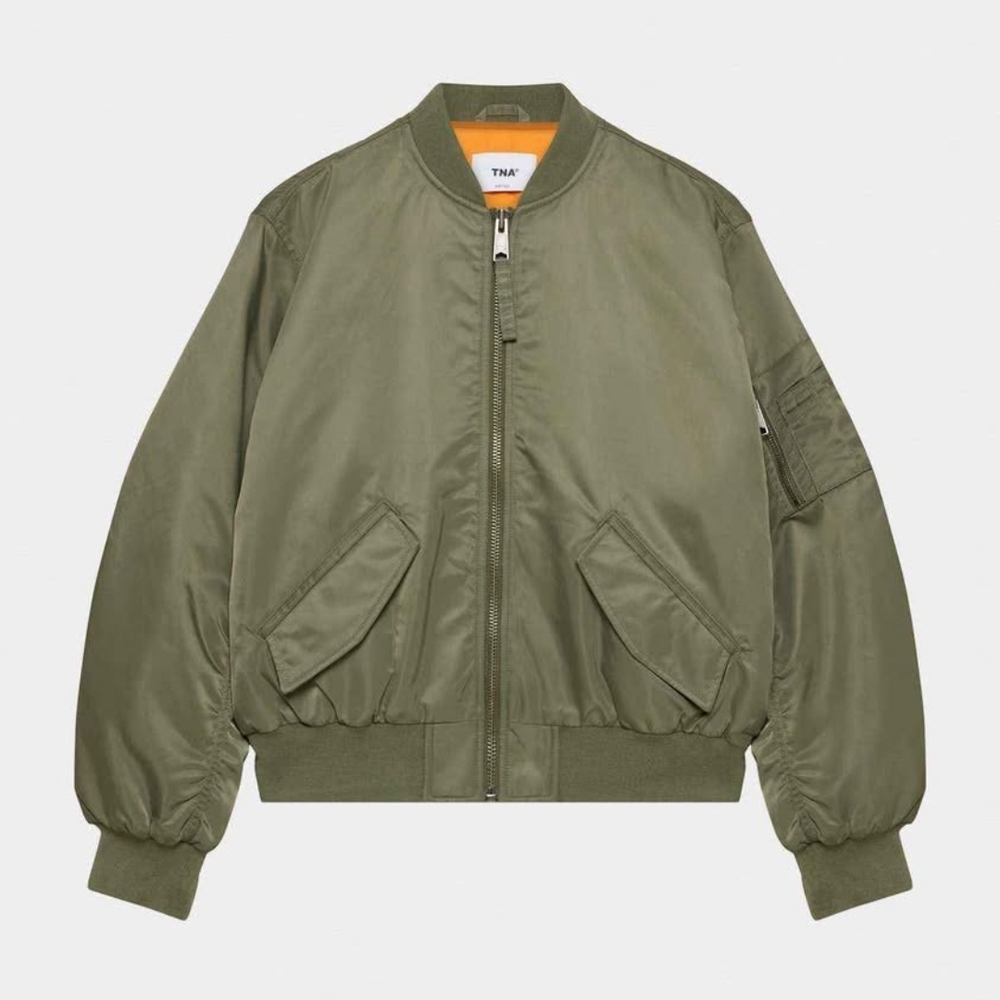 TNA Olive Bomber Jacket
